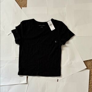 American Eagle Outfitters Black Short Sleeve Tee